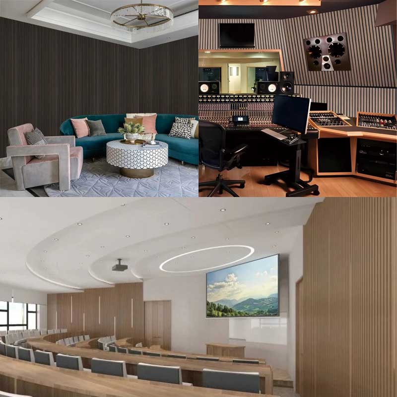 application of wooden acoustci panel